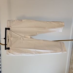 NWT Crown & Ivy white crop pants,  size 16